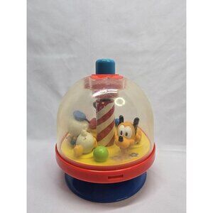 Vintage Press and Spin Toy-- Disney/ARCO--Mickey Mouse, Donald Duck, Pluto